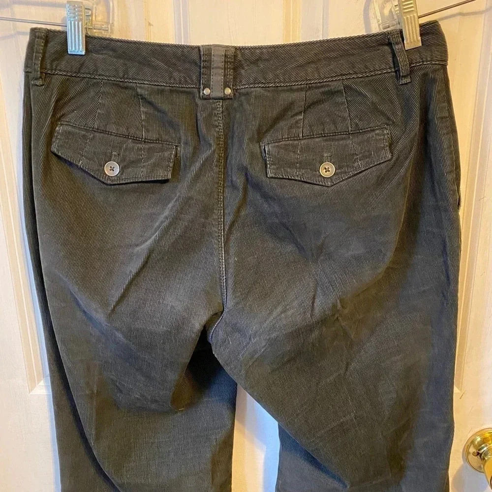 Eddie Bauer fit Curvy Leg Shape Corduroy Trouser Women Size 8 - Picture 7 of 9
